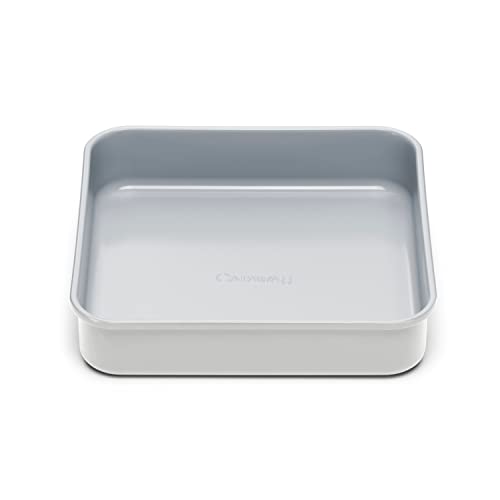Caraway Non-Stick Ceramic 9” Square Pan - Naturally Slick Ceramic Coating - Non-Toxic, PTFE & PFOA Free - Perfect