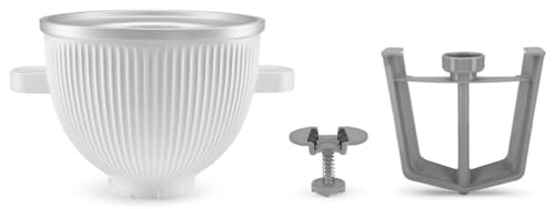 KitchenAid Ice Cream Maker Attachment for Stand Mixer, 2 Quart, KSMICM, White