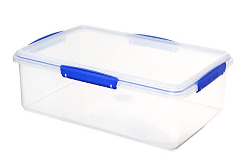 Sistema KLIP IT Large 7L Food Storage Container, Airtight & Stackable, Dishwasher, Freezer, & Microwave-Safe, BPA-Free