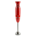 OVENTE Immersion Hand Blender, 300W Electric Handheld Stick Mixer with 2 Mixing Speeds and Stainless Steel Blades for Smoothies, Purees & Baby Food, Red HS560R