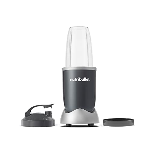 Nutribullet Personal Blender, Shakes, Smoothies, Food Prep, and Frozen Blending, 24 Ounces, 600 Watt, Dark Gray, NBR-0601WM