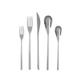 Fortessa Dragonfly 18/10 Stainless Steel Flatware, 5 Piece Place Setting, Service for 1