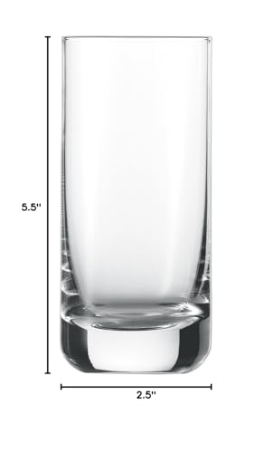 Schott Zwiesel Tritan Crystal Glass Convention Barware Collection Beer Tumbler/Long Drink Cocktail Glass, 11.7 oz , Set of 6