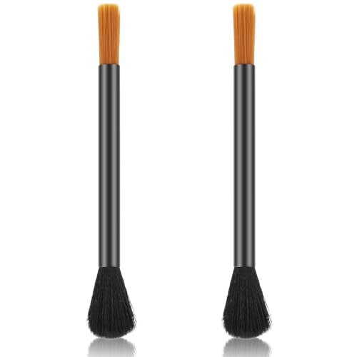 2Pcs Coffee Grinder Cleaning Brushes, Dual-Head Coffee Grinder Brush, Barista Espresso Machine Brush Set for Grinders, Portafilter & Group Head Cleaning - My Kitchen Products
