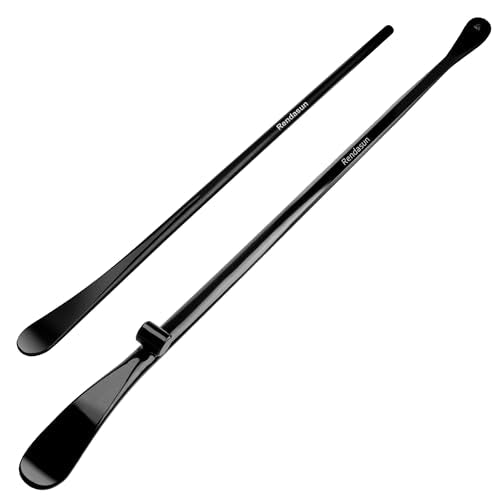 2PCS Tire Bar, 34645 Tire Mount and Demount Iron 37In, 3/4 in, 33220 Mt and Demount Spoon 30 in, 11/16 in, Tire Irons Heavy