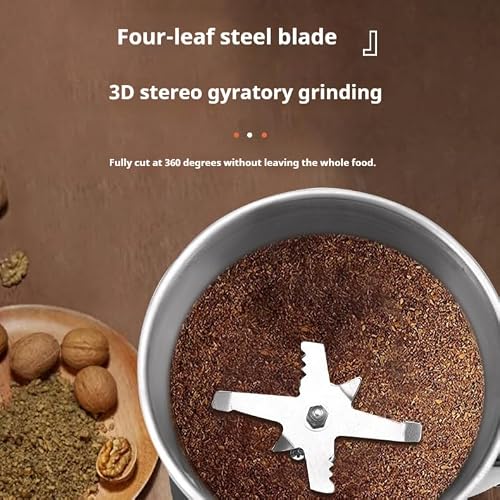 300g Grain Mill Grinder, 304 Stainless Steel Grain Mill High Speed Commercial Spice Grinder, Ultrafine Grain Household Flour Mill, Kitchen - My Kitchen Products