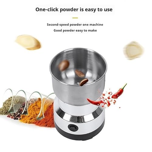 300g Grain Mill Grinder, 304 Stainless Steel Grain Mill High Speed Commercial Spice Grinder, Ultrafine Grain Household Flour Mill, Kitchen - My Kitchen Products