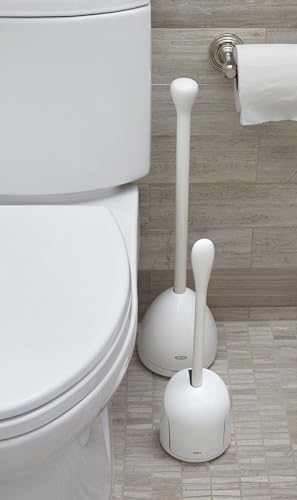 OXO Good Grips Compact Toilet Brush & Automatic Canister Door