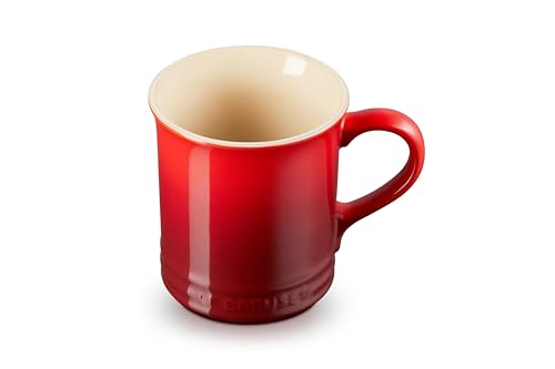 Le Creuset Stoneware Vancouver Mug, 14 oz., Cerise