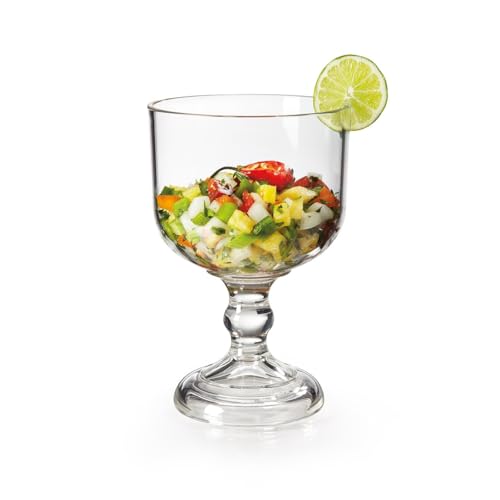 G.E.T. SW-1428-1-SAN-CL-EC Shatterproof Heavy-Duty Plastic Margarita Beer Schooner
