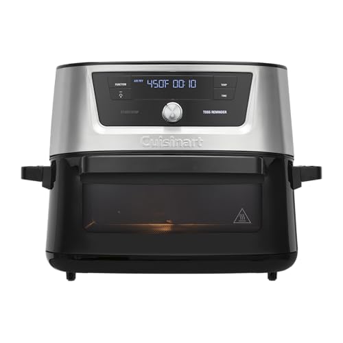 Cuisinart Air Fryer, 9-Quart Basket Stainless Steel Fryer Oven with 6 Presets to Roast, Bake, Broil, Air