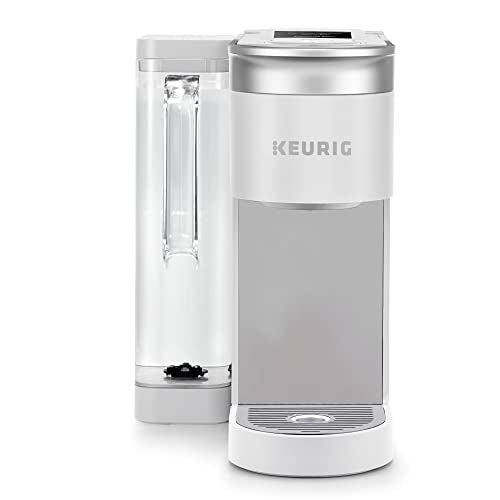 Keurig K-Supreme SMART Single Serve Coffee Maker With WiFi Compatibility, 4 Brew Sizes, And 66oz Removable Reservoir, Compatible with Alexa, White