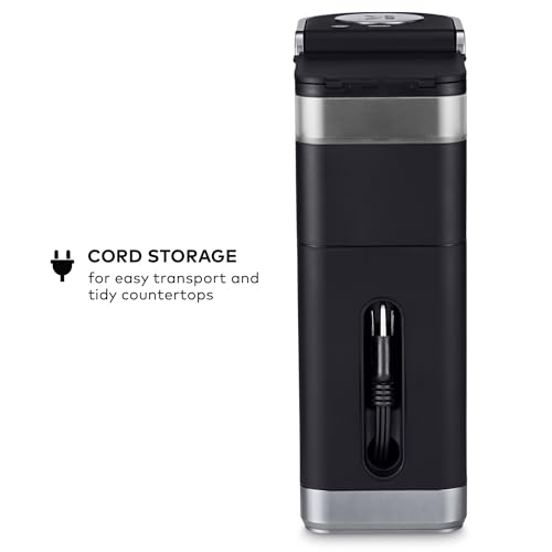 Keurig K-Mini Plus Single Serve K-Cup Pod Coffee Maker, with 6 to 12oz Brew Size, Stores up to 9 K-Cup Pods, Travel Mug Friendly, Matte Black