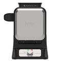 Ninja Belgian Waffle Maker Pro | Vertical Design | 5 Shade Settings with Precision-Pour Cup & Chef-curated Recipe Guide | Black & Silver | BW1001