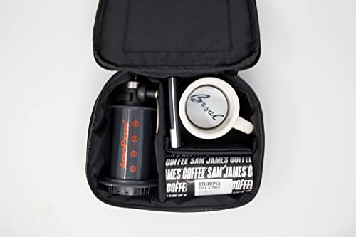 Basal Coffee Traveller Kit for AeroPress/Drip/v60/Kalita/Pour Over Equipment (Black)