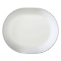 Corelle 3128 Vitrelle Glass Winter Frost White Serving Platter, Pack of 3