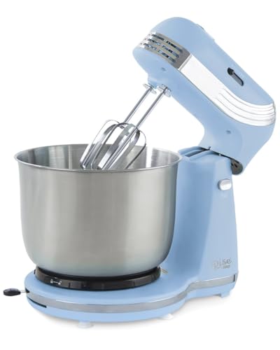 RISE BY DASH Aqua Sky 3 qt. Cap. 6 Speed Stand Mixer