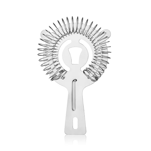 True Hawthorne Strainer, Stainless Steel Strainer, Cocktail Strainer for Drinks, Martini Strainer, Strainer for Bartending, Bar Accessories, Bar Tools