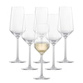 ZWIESEL GLAS Pure Champagne Glass (Set of 6), Champagne Flutes with Effervescent Point, Dishwasher-Safe Tritan Crystal Glasses, Made in Germany (10 Ounce)