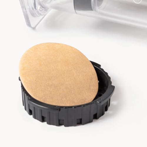 AeroPress XL Coffee Maker Natural Paper Micro-Filters – Round Replacement Coffee Filters, Unbleached, Compostable Paper Filters, Fits XL Size AeroPress Coffee Makers, 200 Count