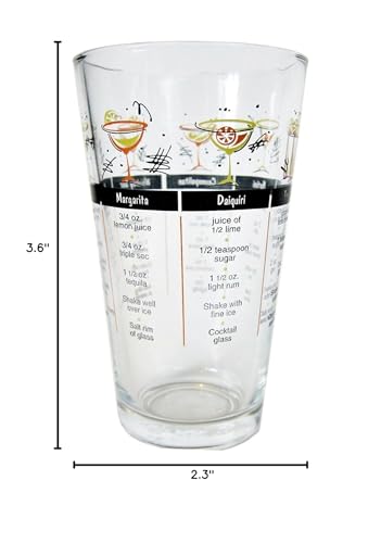 16.2 Ounce Classic Cocktail Recipe Glass
