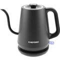Chefman Gooseneck Electric Kettle, 0.8L Pour Over Tea Kettle for Coffee and Tea, One-Touch Operation, Boil-Dry Protection, Auto Shut-Off, Ultra-Fast Hot Water Boiler – Black