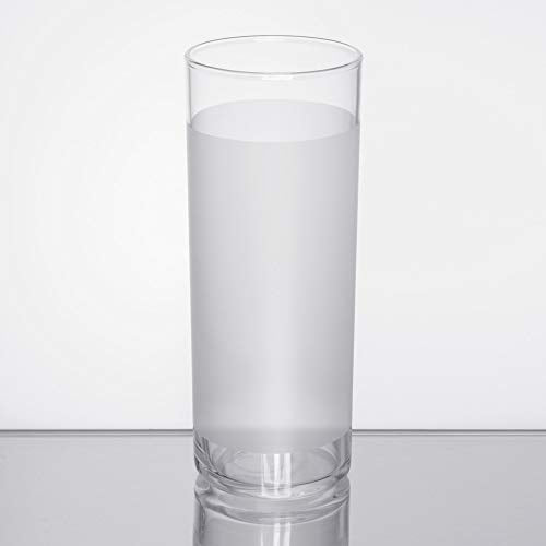 Set of 6 Happy Hour Supplies 12 oz Frosted Collins/Zombie Glass w/Signature Cocktail Picks