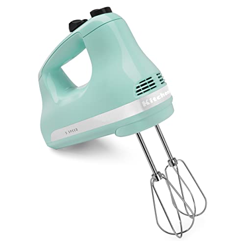 KitchenAid 5 Ultra Power Speed Hand Mixer, KHM512, Ice Blue