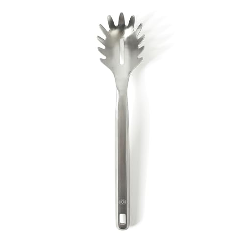 Calphalon Prime Pasta Server, Stainless Steel Pasta Serving Spoon for Spaghetti, Noodles &