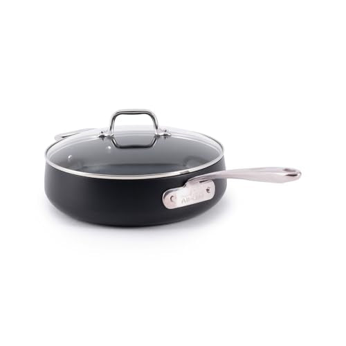 All-Clad HA1 Expert Hard Anodized Nonstick Sauté Pan with Lid (4 Qt, 12")