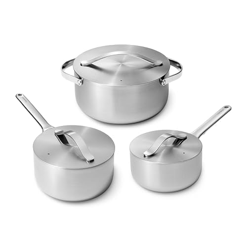 Dutch Oven + Sauce Pan + Mini Sauce Pan (Stainless Steel)
