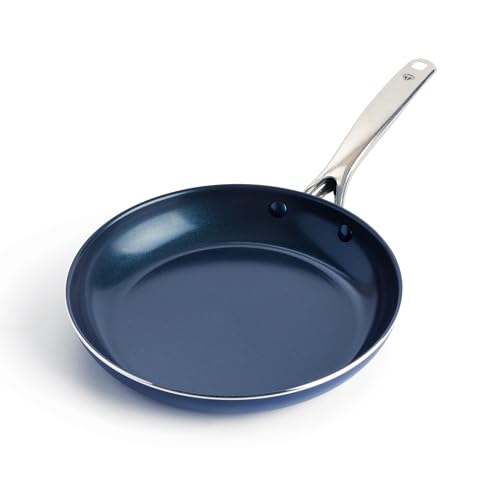 Blue Diamond 10" Nonstick Frying Pan Skillet, Diamond Infused PFAS-Free Ceramic Pot, Dishwasher & Oven Safe, Stay Cool