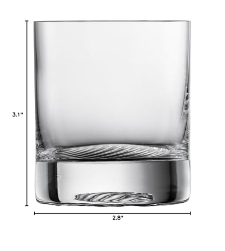 Zwiesel Glas Echo Crystal Whiskey Glass, 7 Ounce (Set of 4)