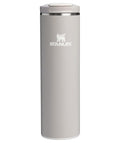 STANLEY Transit FlipTop Mug | Leakproof Coffee Travel Cup | Vacuum Insulated Stainless Steel | Stays Hot or Cold for Hours | BPA-Free | 16 oz | Ash