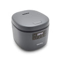 GreenPan Advanced Rice Cooker, 4-Cups Uncooked/8-Cups Cooked, Removable Nonstick Ceramic PFAS-Free Pot, White & Brown Rice, Family Sized, Quick Cook in 25mins, 6 Presets, Fuzzy Logic Tech, Graphite
