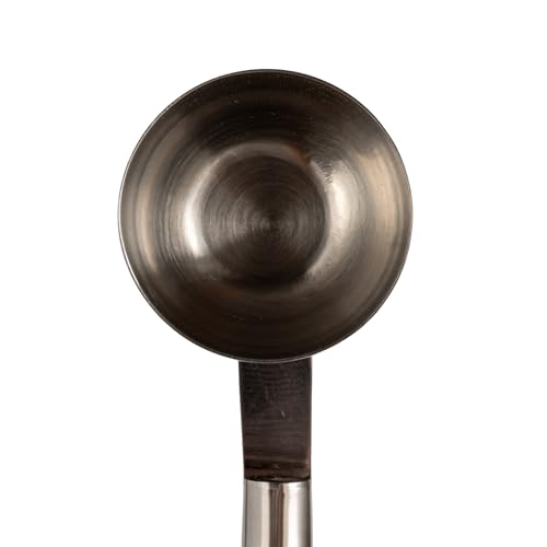 Creative Co-Op 5-Piece Stainless Steel and Mango Wood Bar Tools with Stand, Nickel Finish and Natural