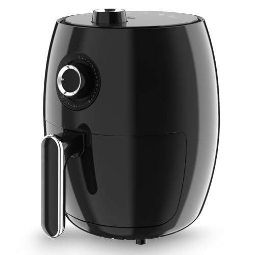 Compact Air Fryer Small, 2.1QT, 4-in-1 Small Mini Airfryer Compact, Bake, Roast, Reheat, 98% Less