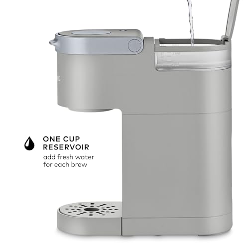 Keurig K-Mini Single Serve K-Cup Pod Coffee Maker, 6 to 12oz Brew size, with Cord Storage, Perfect for Small Spaces, Studio Gray