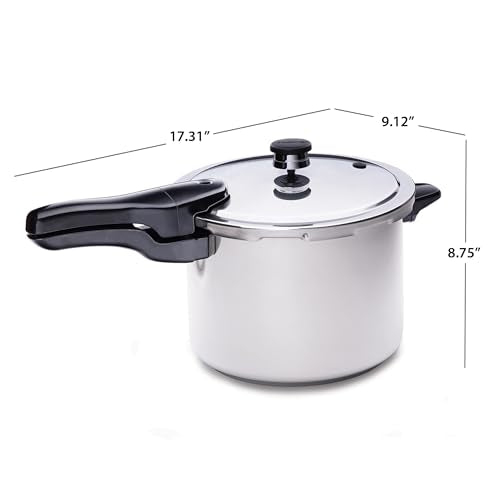 Presto 01362 6-Quart Stainless Steel Pressure Cooker