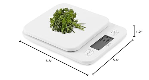 Ozeri Garden and Kitchen Scale II, with 0.1 g (0.005 oz) 420® Variable Graduation Technology®