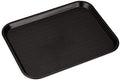 Carlisle FoodService Products Café Cafeteria Tray, Fast Food Tray for Restaurant or Commercial Use, Polypropylene, 356 x 457 Mm, 1 Count, Black