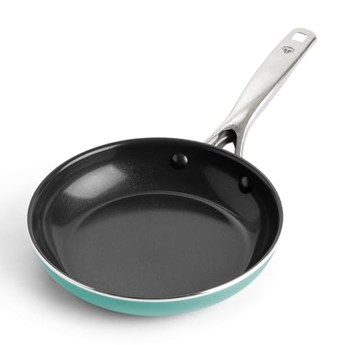 Blue Diamond 8" Nonstick Frying Pan Skillet, Diamond Infused Ceramic PFAS-Free, Dishwasher & Oven Safe, Stay Cool