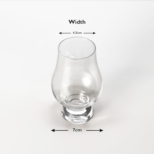 GLENCAIRN Whisky Glass in Gift Carton - Crystal Whiskey Drinking Glass for Tasting and Sniffing - Transparent and Suitable for Scotch, Brandy, Bourbon, and Rum, Great Gift for Family and Friends