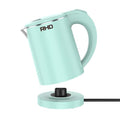 RHD 0.5L Small Portable Electric Kettles for Boiling Water, Stainless Steel Travel Kettle, 600W Fast Boil Teapot, Auto Shut-Off, Tea Kettle & Hot Water Boiler Perfect For Travel, Coffee, Tea (Green)