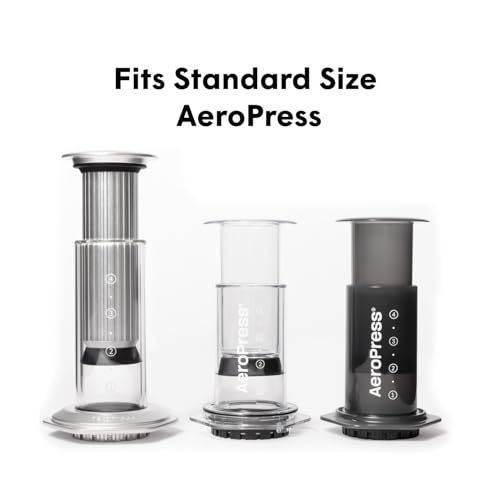 AeroPress Stainless Steel Organizer Stand, High-End Coffee Bar Station for AeroPress and Accessories, Compact Storage Solution Fits Premium, Clear, and Original Manual Coffee Maker