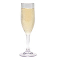 G.E.T. SW-1401-1-SAN-CL-EC BPA-Free Shatterproof Plastic Champagne Glasses, 6 Ounce, Clear (Set of 4)