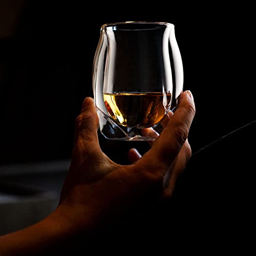 NORLAN WHISKY GLASS (Clear Single Glass with Polishing Cloth)