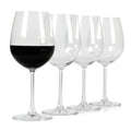 Martha Stewart Vivica 4-Pack Red Wine Glass Set, 20 oz – Elegant Stemmed Wine Glasses for Red Wine, Durable Clear Glassware for Dining, Entertaining, or Everyday Use