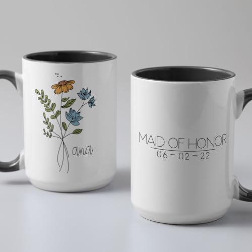 Cricut Beveled Blank Mug, Ceramic-Coated, Dishwasher & Microwave Safe Mug to Decorate,Infusible Ink Compatible,15 Oz Sublimation Mug White/Gray