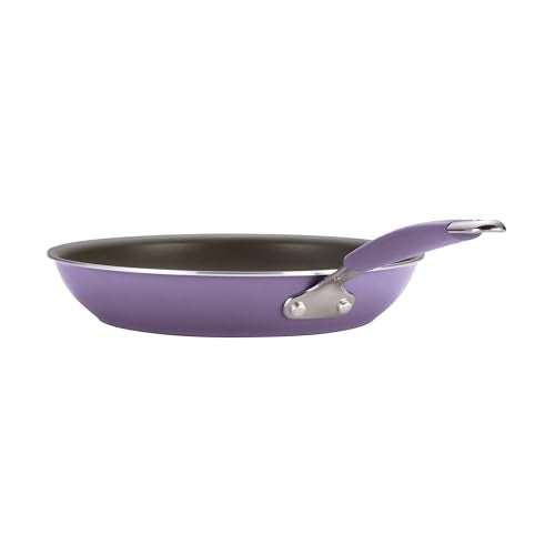 Rachael Ray Cucina Nonstick Cookware, Lavender Purple Pots and Pans Set, 12-Piece